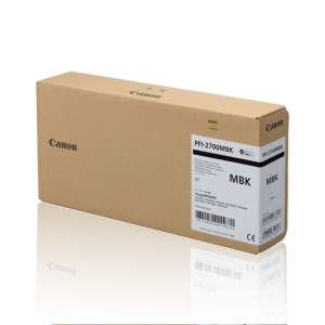 Cartucho de tinta Canon PFI-2700MBK Negro Mate - 700 ml.