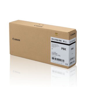 Cartucho de tinta Canon PFI-3700PBK Negro Photo - 700 ml.