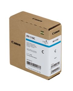Cartucho de tinta Canon PFI-110C Cyan - 160 ml.