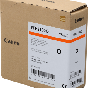 Cartucho de tinta Canon PFI-2100O Orange - 160 ml.