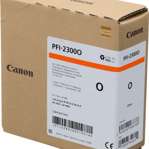 Cartucho de tinta Canon PFI-2300O Orange - 330 ml.