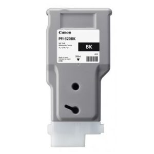 Cartucho de tinta Canon PFI-320BK Negro Brillo - 130 ml.