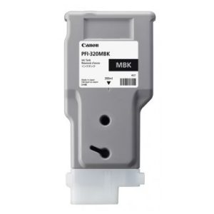Cartucho de tinta Canon PFI-320MBK Negro Mate - 130 ml.